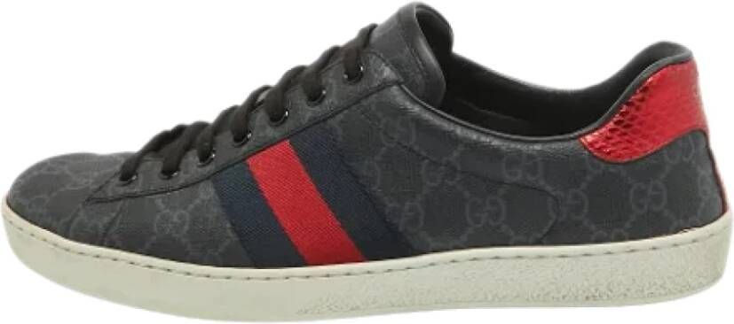 Gucci Vintage Pre-owned Coated canvas sneakers Multicolor Heren