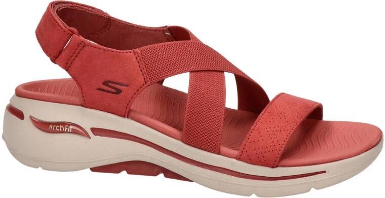 Skechers Arch Fit sandalen rood