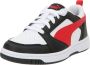 Puma Rebound V6 Lo sneakers wit rood zwart Imitatieleer 30 - Thumbnail 4