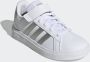 Adidas Sportswear Grand Court 2.0 EL sneakers wit zilver Imitatieleer 35 1 2 - Thumbnail 11