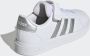 Adidas Sportswear Grand Court 2.0 EL sneakers wit zilver Imitatieleer 35 1 2 - Thumbnail 12