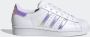 Adidas Witte Superstar J Sneakers met Holografische Accenten Wit - Thumbnail 2