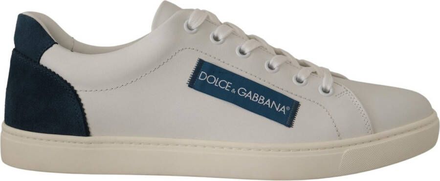 Dolce & Gabbana Leren sneakers met klassieke vetersluiting White - Foto 1