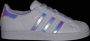 Adidas Witte Superstar J Sneakers met Holografische Accenten Wit - Thumbnail 12