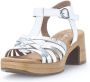 Gabor Lichtgewicht hoge hak sandalen White Dames - Thumbnail 4