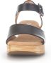 Gabor Verhoog je stijl met zwarte suède hoge hak sandalen Black Dames - Thumbnail 6