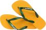Havaianas Brasil Logo teenslippers geel groen Jongens Meisjes Rubber 35 36 - Thumbnail 9