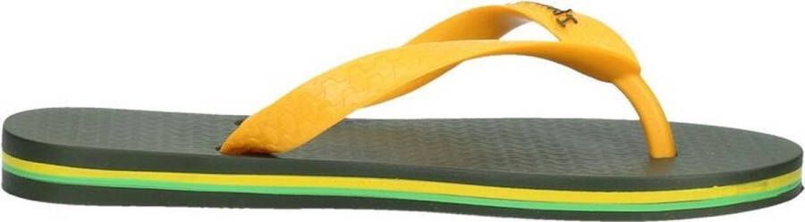 Ipanema Classic Brasil Kids Slippers Heren Junior Green Yellow