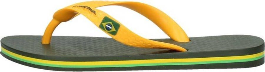 Ipanema Classic Brasil Kids Slippers Heren Junior Green Yellow