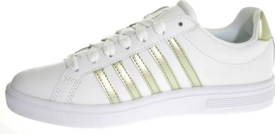 K Swiss Women Court Tiebreak White Champagne Dames Sneaker Wit