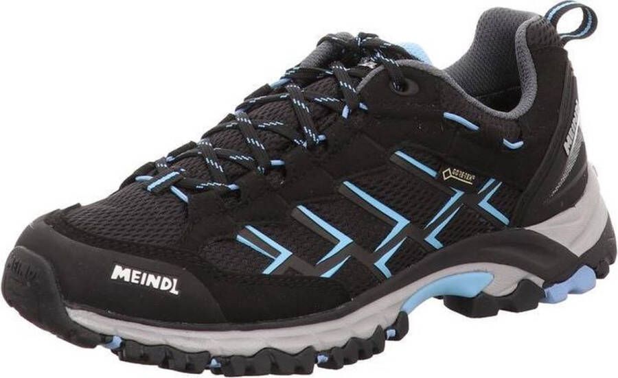 Meindl Caribe Gtx Gore Tex Wandelschoenen Dames Zwart Azuurblauw