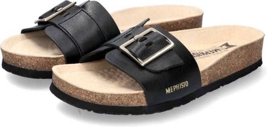 Mephisto Comfortabele dames slippers met Soft-Air technologie Black Dames
