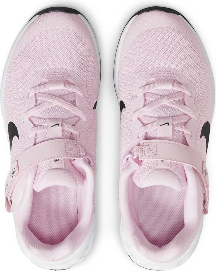 Nike Revolution 6 Flyease NN PS Hardloopschoenen Pink Foam Black Kinderen