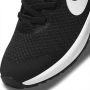 Nike Revolution 6 Flyease PS Hardloopschoenen Black White Dk Smoke Grey Kinderen - Thumbnail 6
