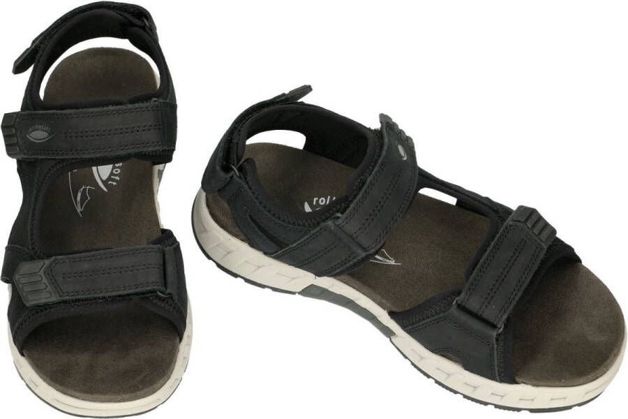 Gabor Rollingsoft -Heren zwart sandalen - Foto 4