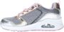 Skechers Uno Metallic Remix sneaker Sneakers zilver - Thumbnail 4