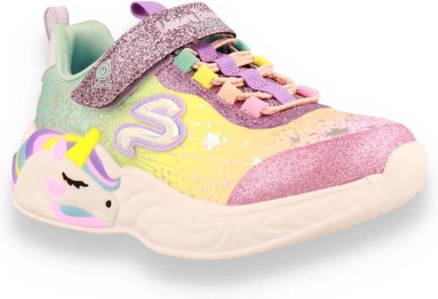 Skechers S Lights-Unicorn Dreams Meisjes Sneakers Paars Multicolour