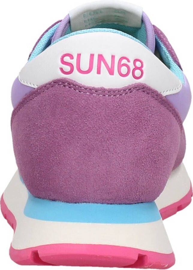 Sun68 Ally Solid Nylon Lage sneakers Dames Paars