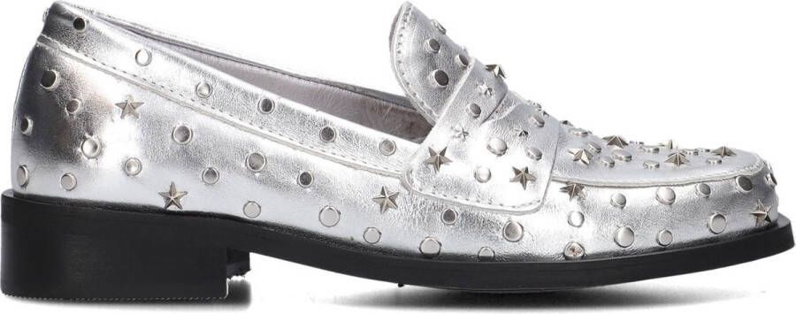 Fabienne Chapot Pim Studs Loafers Instappers Dames Zilver - Foto 2