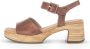Gabor Lichtgewicht hoge hak sandalen Brown Dames - Thumbnail 1