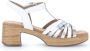 Gabor Lichtgewicht hoge hak sandalen White Dames - Thumbnail 1