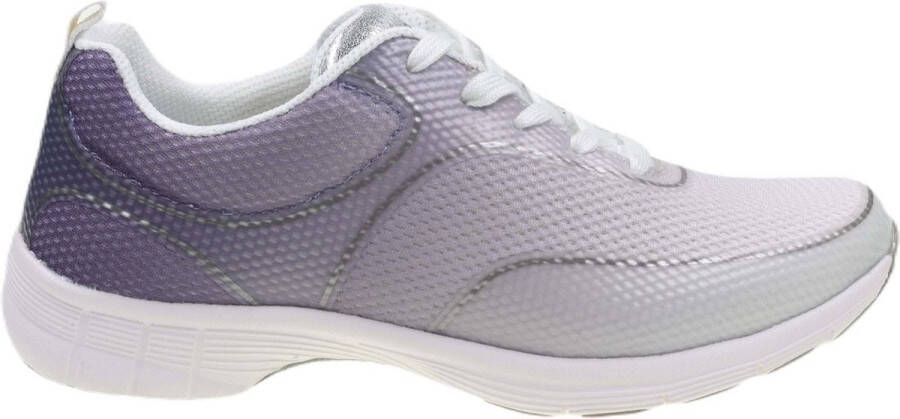 Gabor Paars Witte Sports Sneakers voor Vrouwen Purple Dames