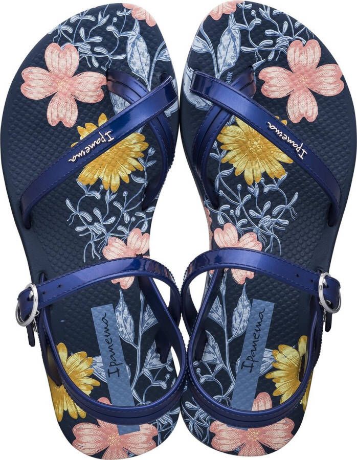 Ipanema Fashion Sandal sandalen met bloemenprint blauw