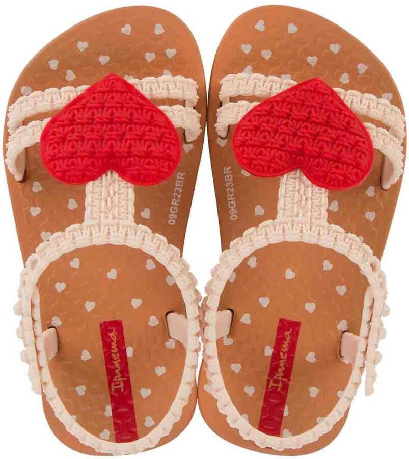 Ipanema My First sandalen beige rood Meisjes Rubber Meerkleurig 27 28 - Foto 2