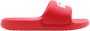 Lacoste Slippers Serve Slide 1.0 Heren Rood Wit - Thumbnail 2