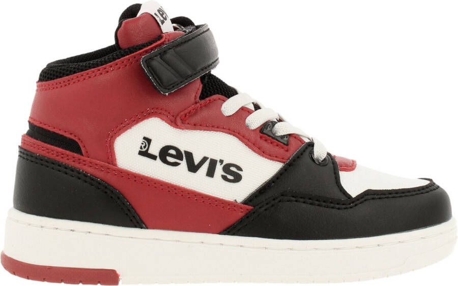 Levi's Block Mid jongens sneakers Rood