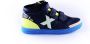 Munich G3 Boot Velcro Hoge sneakers Leren Sneaker Jongens Kids Blauw - Thumbnail 2
