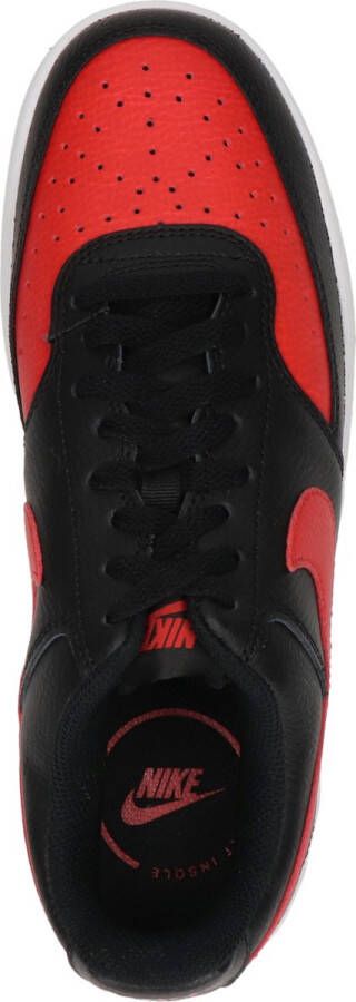 Nike Court Vision heren sneaker Zwart rood