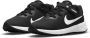 Nike Revolution 6 Flyease PS Hardloopschoenen Black White Dk Smoke Grey Kinderen - Thumbnail 1
