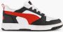 Puma Rebound V6 Lo sneakers wit rood zwart Imitatieleer 30 - Thumbnail 3