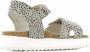 Shoesme RA22S068-A leren sandalen met dierenprint beige Leer Dierenprint 28 - Thumbnail 6