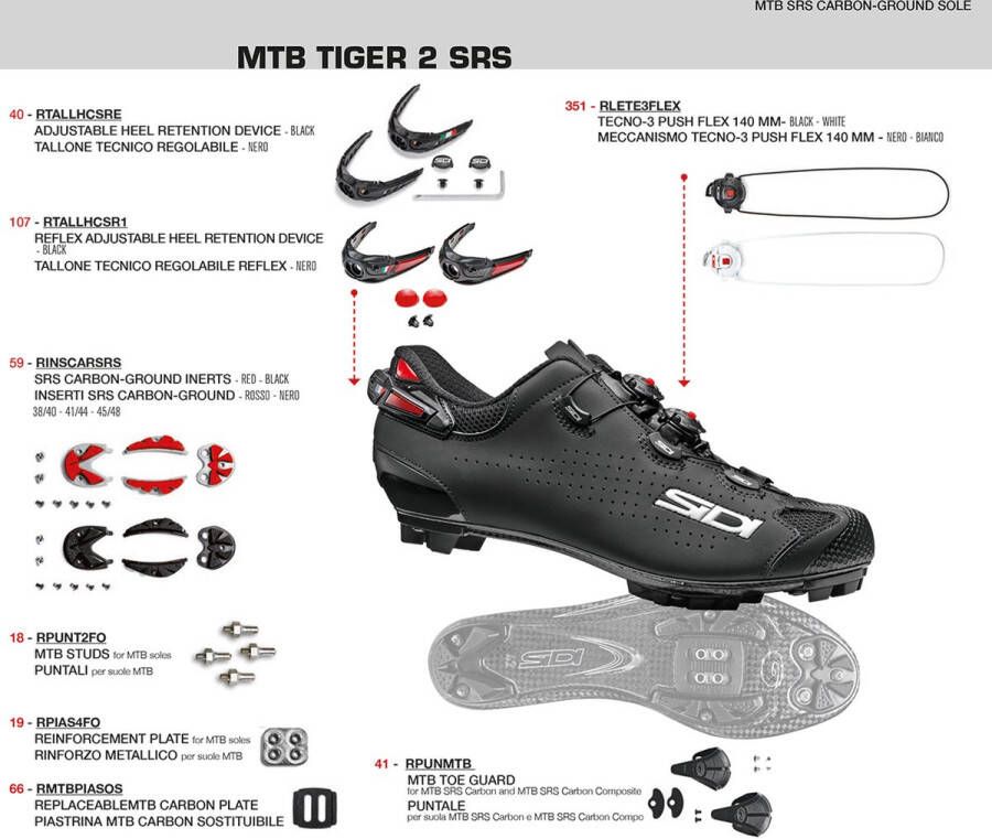 Sidi Mtb Tiger Shoes Men Grijs Schoen Schoenen Nl