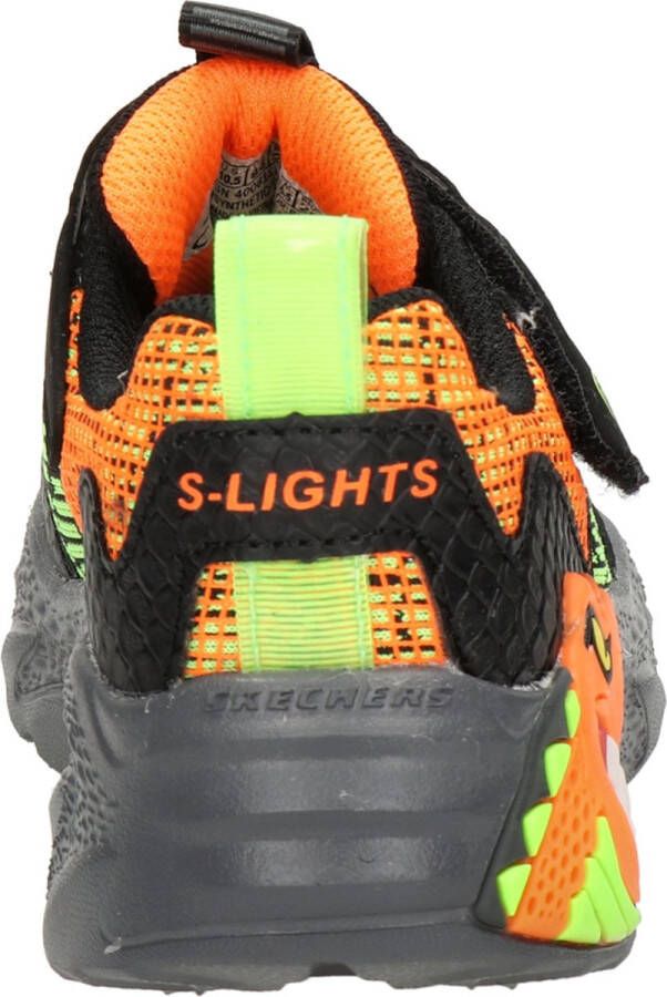 Skechers Dino Lights Sneakers zwart Synthetisch Heren