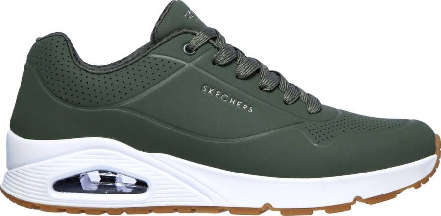 Skechers UNO STAND ON AIR Heren Sneakers Olive
