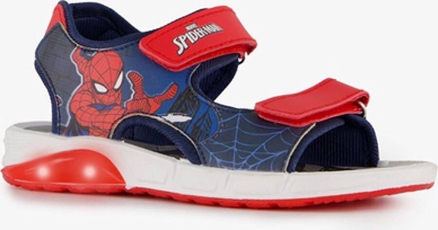 Spider-Man jongens sandalen met lichtjes Rood