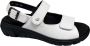 Wolky 0410330 Corfu Martinica Lthr White-sandalen losvoetbed-sandalen - Thumbnail 1
