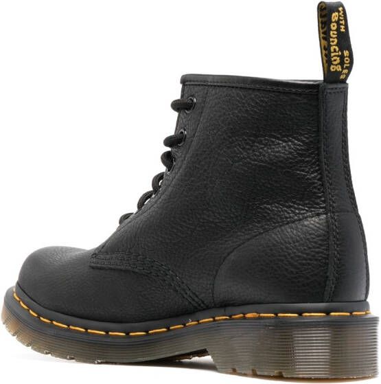 Dr Martens Virginia Leren Laarzen Zwart Schoenen Nl