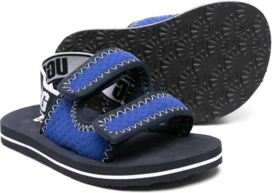 UGG Kids Lennon slingback sandalen Blauw