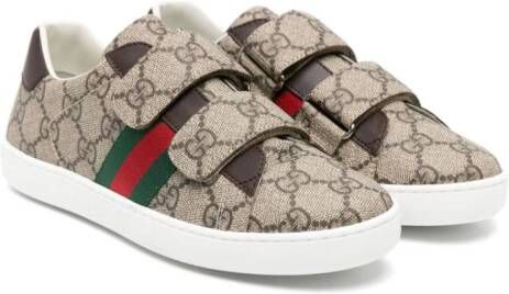 Gucci Kids GG Supreme canvas sneakers Beige