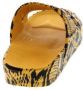 Freedom Moses slippers geel zwart Meisjes Rubber All over print 24-25 - Thumbnail 5
