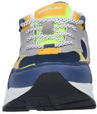 Replay Merak Jr sneakers blauw geel Jongens Imitatieleer Meerkleurig 28 - Foto 2