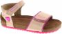 Vingino Floor leren sandalen roze metallic - Thumbnail 3