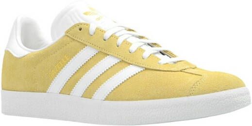 Adidas Originals Gazelle Schoenen Almost Yellow Cloud White Gold Metallic