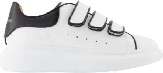 Alexander mcqueen Wit Leren Platform Sneakers White Dames