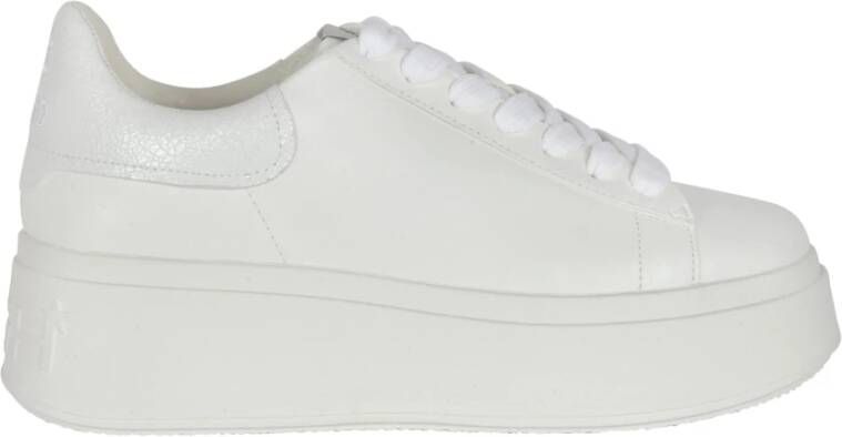 Ash Platform Leren Sneakers White Dames