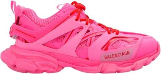 Balenciaga Roze Track Sneakers met reflecterende details Pink Dames
